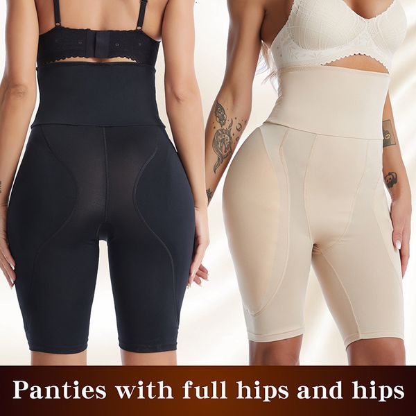 

women's shapers body shaper women slimming panties plump hip pad butt lifter high waist cincher panty tummy control corset shapewear 23, Black;white