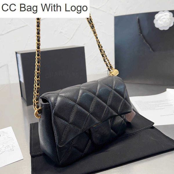

cc handbags classic clemence gold pillar mini women shoulder bag cowhide leather quilted adjustable chain purses designer woman handbag tren, Black