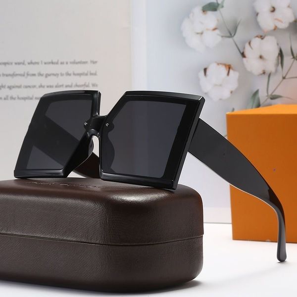 

l1 luxury designer brand sunglasses designer sunglass eyeglass women men glasses womens sun glass uv400 lens with box, White;black