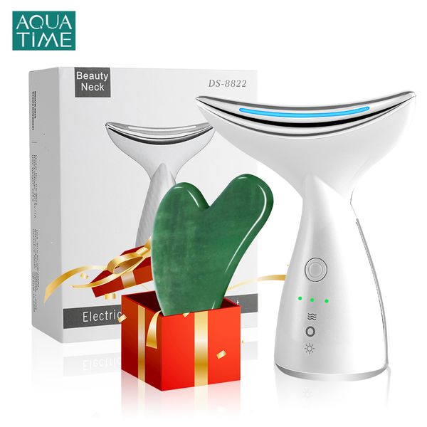 

face care devices portable massager neck beauty device 3 colors led pon therapy reduce double chin anti wrinkle remove skin 230307