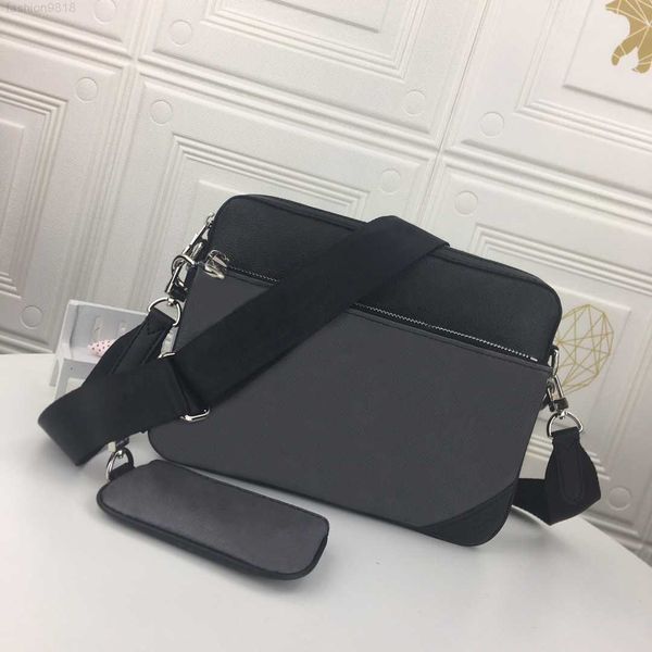 

handbag men shoulder bags designer cross body luxury man messenger bag satchels 3 piece set satchel fashion handbag composite mini package