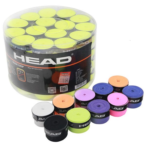 

other sporting goods 10pcs original head tennis overgrip racket sweatband pu antiskid absorbed wrap tape tenis damper dry grip 230307