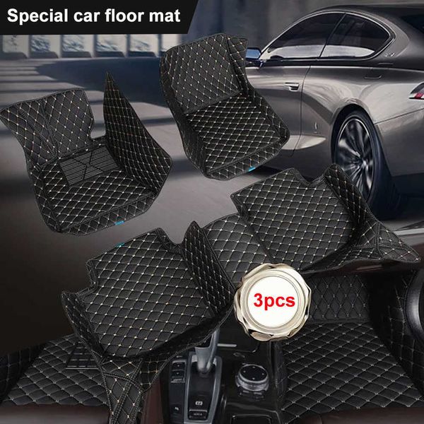 

mats carpets car floor mat foot pad for audi rs5 2011 2012 2013 2014-2016 leather waterproof full wrap auto interior accessories r230307