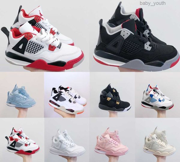 

baby kids shoes 4 4s black shoe boys cat sneaker designer basketball military trainers kid youth toddler infants td athletic outdoor