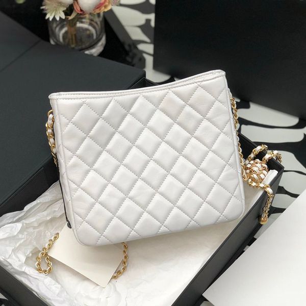 

Delicate knockoff Designer Small Hobo Bag 19.5CM Cowhide Chain bag With Box YC100