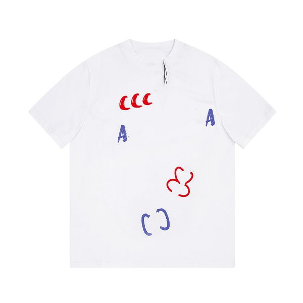 

men's t-shirt 2023 fashion design ggity men's t-shirts womencotton wrinkle proof printed letter logo casual couple clothing 022-02, White;black