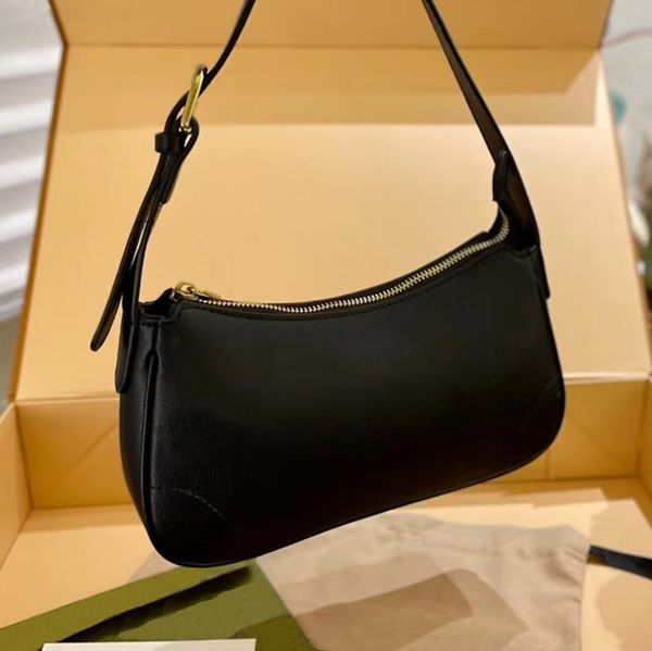 

fashion shoulder bag women's underarm bag metal logo design mini handbag