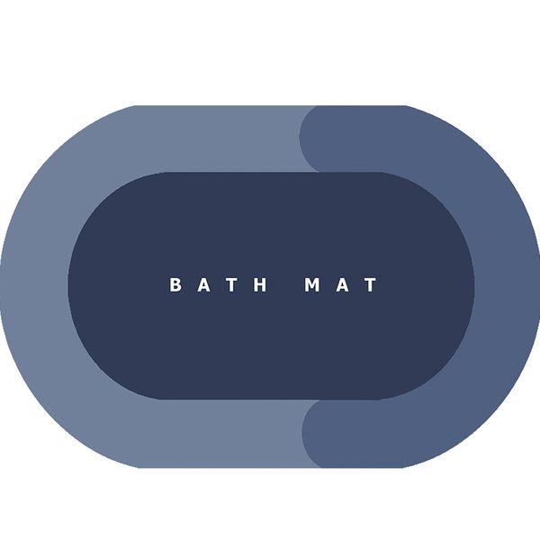 

cute bathroom rug mat super absorbent quick dry rubber backed dirt resistant non slip gray for shower sink bathtub 15.75"x23.6"