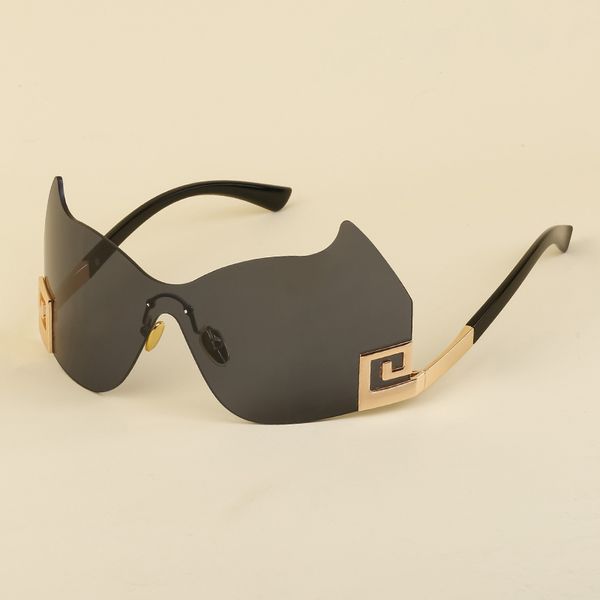 

designer sunglasses for women and men fashion model special uv 400 protection letter leg double beam frame outdoor brands sunglass 98015, White;black