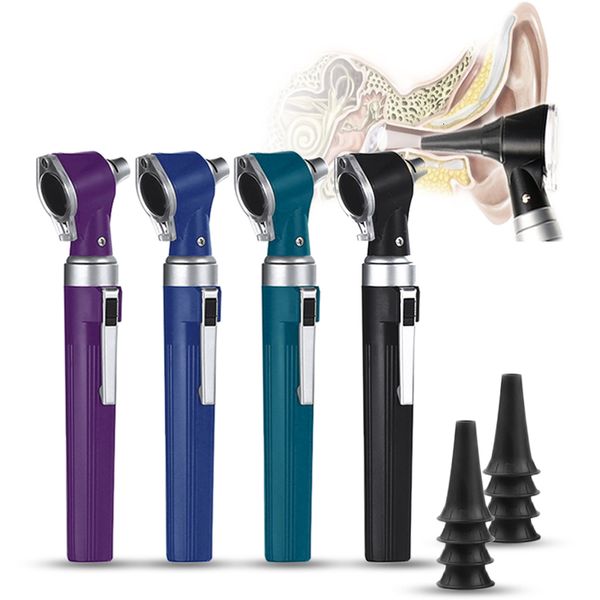 

ear care supply professional portable ear care examination otoscopio eardrum endoscope direct otoscope health diagnostic kit with 8 speculum
