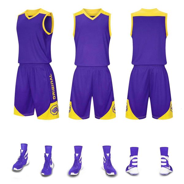 

basketball suit and chil1en's basketball training vest match team shirt