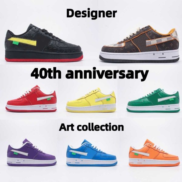 

2023 tn designer hoesfactory trainer 1s 40th anniversary luxury shoes running outdoor low sneaker men women sports originality casual retro
