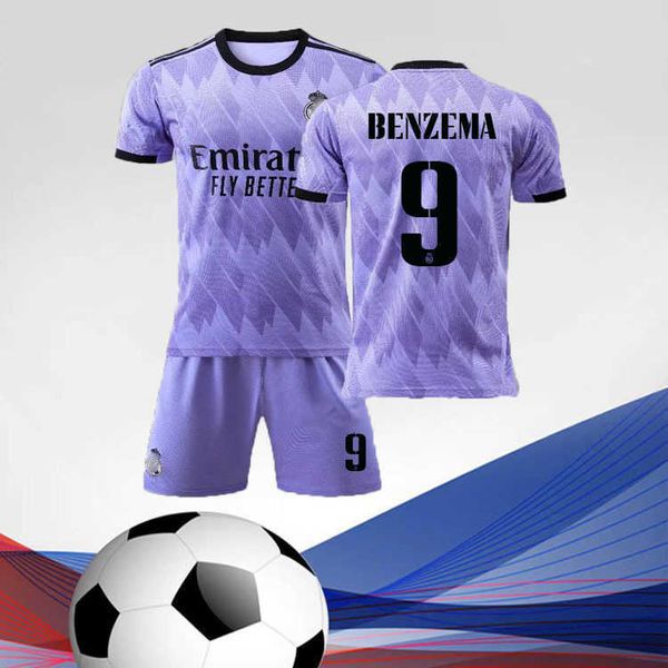 

1 real ma1id jersey no.9 benzema no.10 mo1ic chil1en's football suit