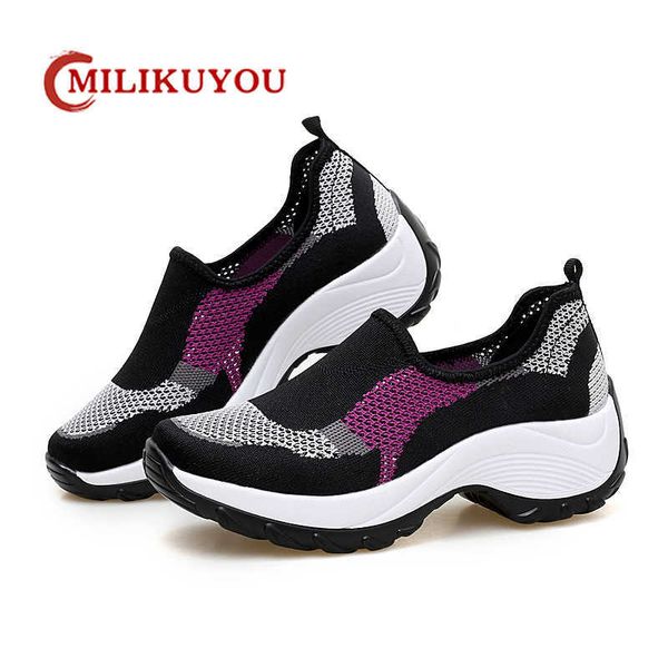 

dress shoes new women sneakers summer fashion walking shoes women shoes casual outdoor breathable sneakers ladies platform nonslip trainers, Black