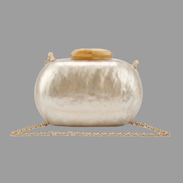 

evening bags nude or champagne color acrylic clasp box clutch crossbody bags for women brand designer shoulder messenger bag female handbags