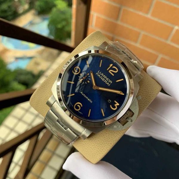 

luxury automatic mechanical watch paneraaautomatic sapphire mirror 45mm*13mm 904 steel strap mens sport brand watches