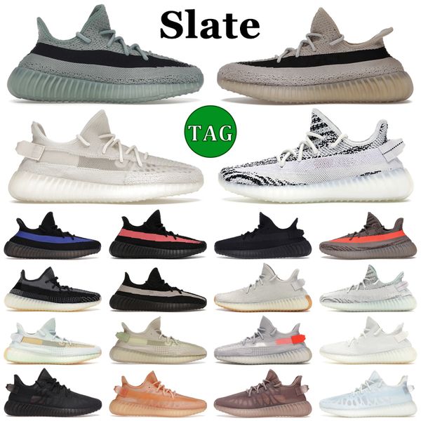 

2023 designer running shoes men women slate salt zebra onyx bone core black red dazzling blue tint sesame beluga reflective mens trainers