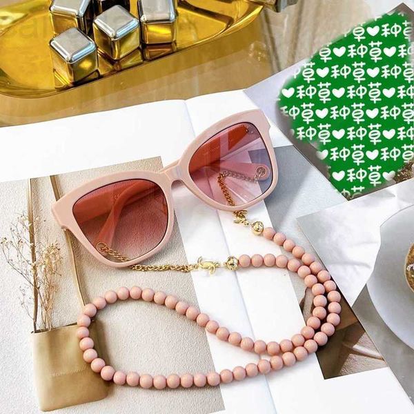 

sunglasses designer 23 spring new beaded chain sunglasses for women 5487 online fashion show sf5d uzif, White;black