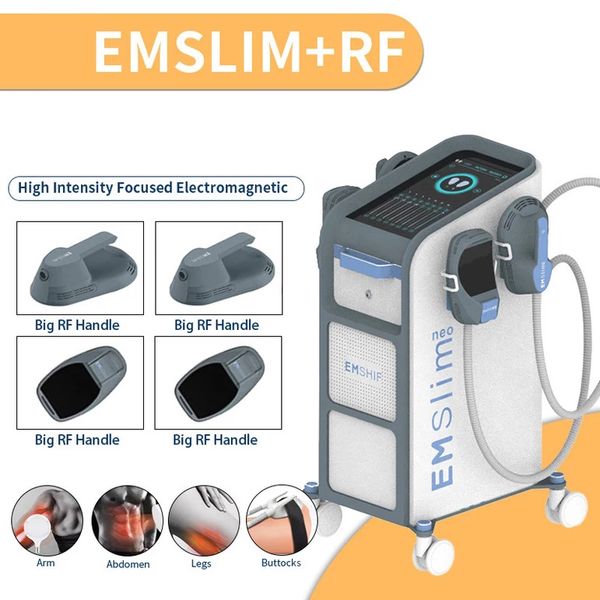 

ems slimming machine hiemt 4 handles 7 tesla emslim neo build muscle with rf sculpting stimulator electric muscle stimulator professional bo