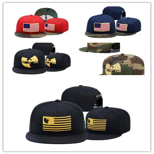 

2021 wu tang camo usa flag mens bones swag gorra baseball caps adjustable gorras snapback hats for hhh217w, Blue;gray