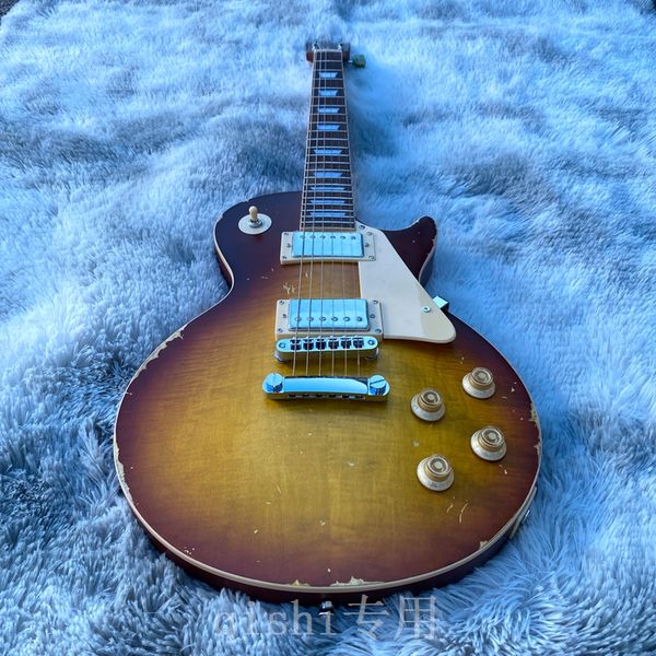 

in stock electric guitar rose wood fingerboard made in china maple fame vintage guitar beautiful