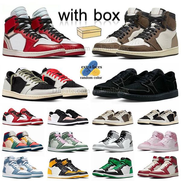 

j1s og offs white 1s basketball shoes jumpman 1 retro low travis og olive black phantom men women high og scotts j1 starfish