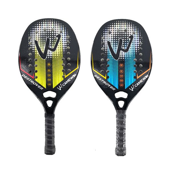 

tennis rackets camewin 3k quality beach carbon professional raquete beach tenis racquet rough face 230307