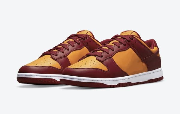 

designer shoes sb dunks low midas gold tough red white outdoor sneaker sports with original box