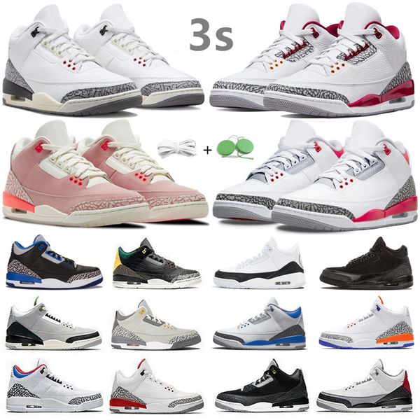 

jumpman 3 3s mens basketball shoes white cement reimagined fire red dark iris cardinal fire red unc muslin rust pink black cat men women tra