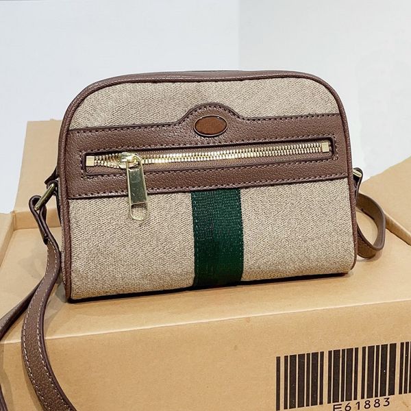 

fashion cross-body women's shoulder bag classic print mini camera bag