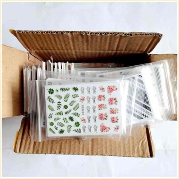 

stickers decals 300pcs trade price small size luxury brand nail stickers art non repeating manicurist resale exclusive 230307, Black