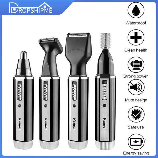 

clippers trimmers dropshipme 4 in 1 nose hair trimmer for men usb nose trimmer for men women electric rechargeable beard clipper razor 23030