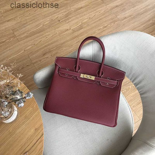 

luxury designer herms handbags original edition bag h home first layer leather fashion cowhide lychee grai
