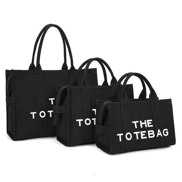 

dinner bag ins selling large-letter printed canvas one-shoulder portable large-capacity tote high-grade cross-body for women