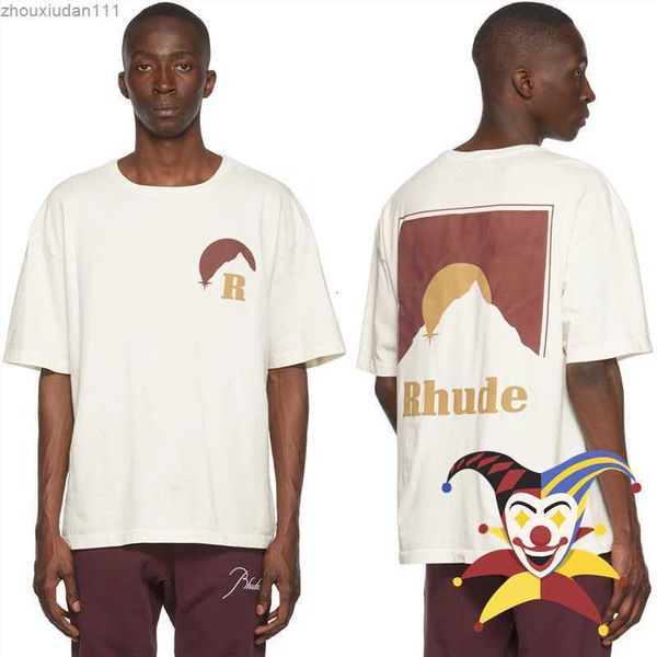 

men's t-shirts new arrived rhude moonlight t shirt men women 1 oversized t-shirts tee t221202, White;black