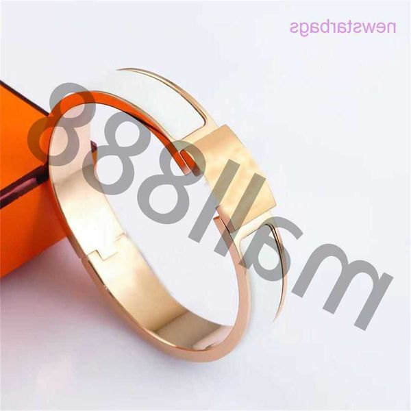 

designer herm bracelet online shop h letter gold plated rose luxury brand men's fashion daily accessories party wedding jewelry g 8dwr, Black