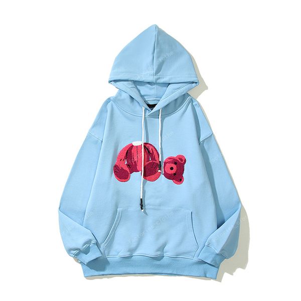 

hoodie brown bear mens women designers hoodies clothing yellow purple blue green white black gray red long sleeve pullover palms clothes hoo