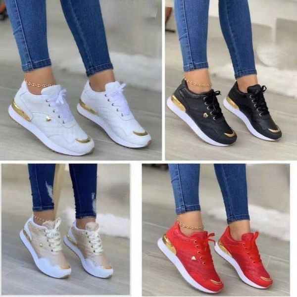 

dress shoes women's shoes for autumn casual sport shoes women fashion sneakers flats women platform plus size loafers zapatillas muje n, Black