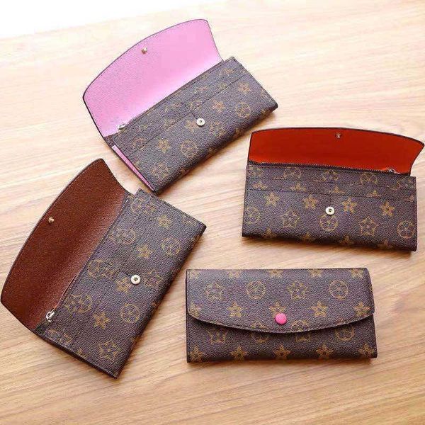 

long purses louise women men wallets button bag leather black vutton luxury flower purse fashion card holders viuton designer pocket women b, Red;black