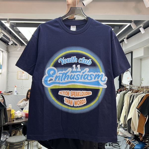 

vintage t shirt men's plus tees women quality letter print t-shirt tee, Black;brown