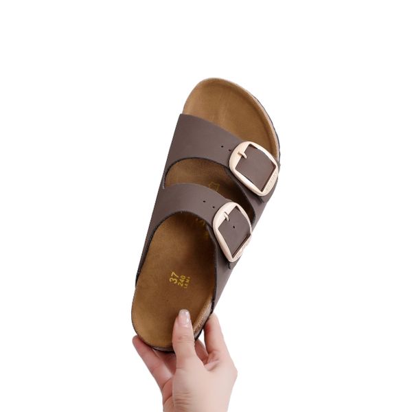 

621s sandals birkens sandals brand man slide big buckle sandal women black whit