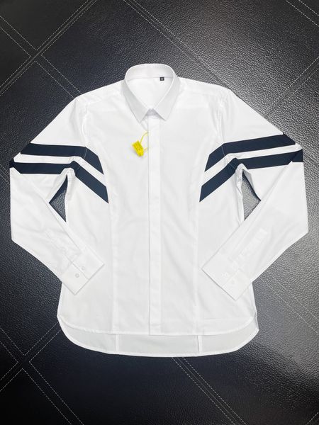 

men's dress shirt slim fit flex collar stretch pint brand clothing men long sleeve dress shirts hip hop style quality cotton 12666, White;black