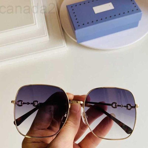 

sunglasses designer new horse titles buckle series 0879s darren net red large box sun protection metal ovow ve7r, White;black