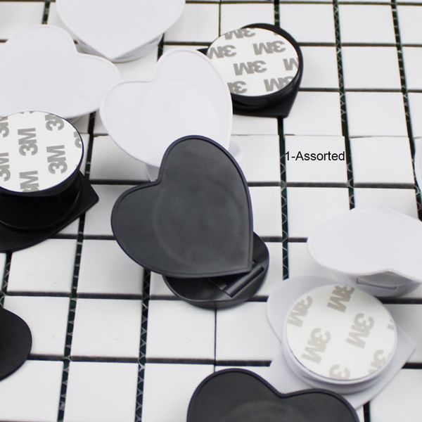 

sublimation blanks heart cell phone mounts holders for iphone 12 13 14 pro max samsung s22 s20 ultra stands finger grips brackets mobile hea