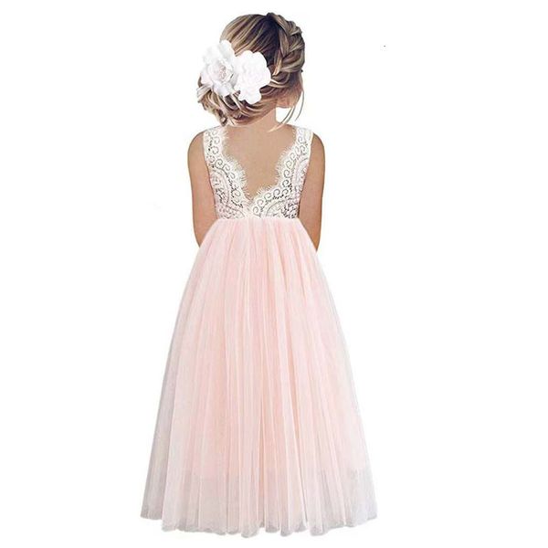 

girl s dresses flower girl dress baby kids summer princess party lace wedding birthday children clothing 2 4 6 8 10 12 14 230307, Red;yellow