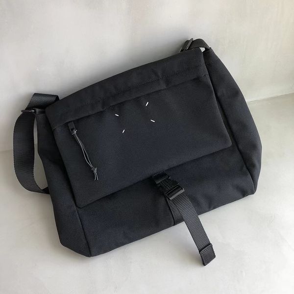 

evening bags hgsc men s and women s canvas shoulder bag four corner seam casual mailman simple diagonal 230308