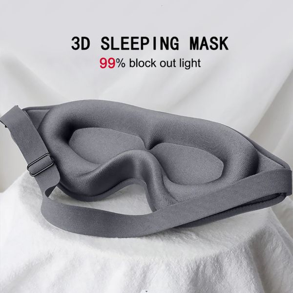 

ear care supply 3d sleep mask blindfold sleeping aid eye soft memory foam face shade 99 blockout light slaapmasker cover patch 230308