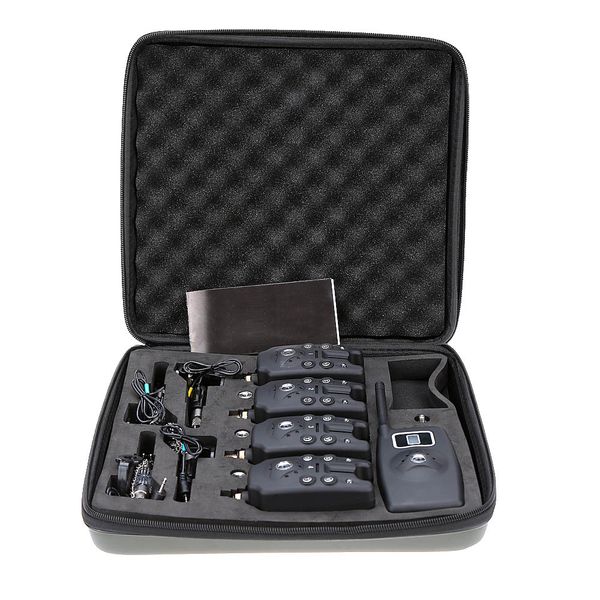 

fishing accessories lixada wireless led bite alarms set carp kit indicator alert bell receiver pesca 230307