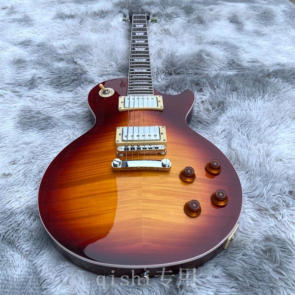 

electric guitar rose wood fingerboard made in china maple fame top