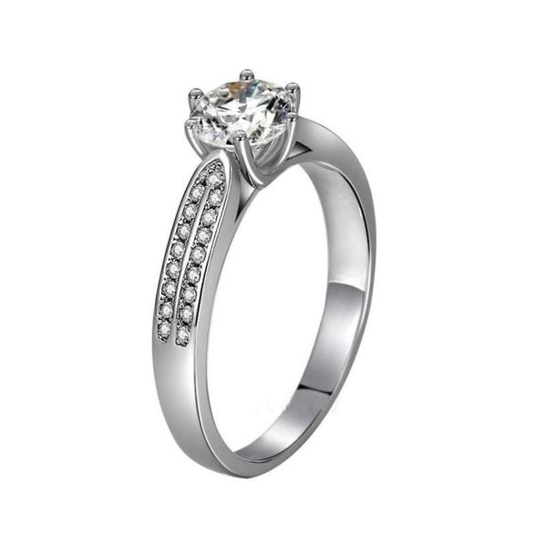 

wedding rings yjz134 1ct brilliant star queen brand ring 6 prongs setting jewelry sterling silver white gold engagement female gif7962201, Slivery;golden